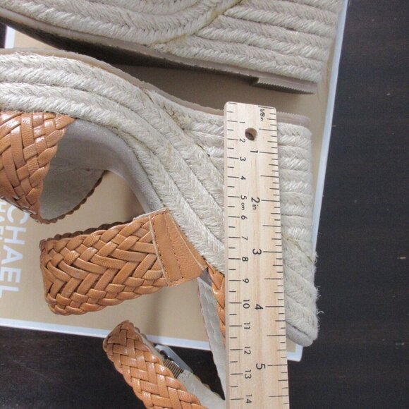 Michael Michael Kors Women Size 7 Juniper Espadrille Platform Sandals Wedge 940 - Picture 8 of 10
